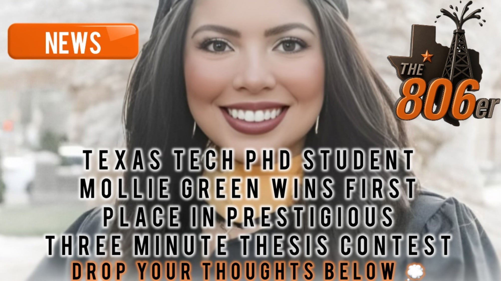 Texas Tech PhD Student Mollie Green Wins First Place in Prestigious Three Minute Thesis Contest