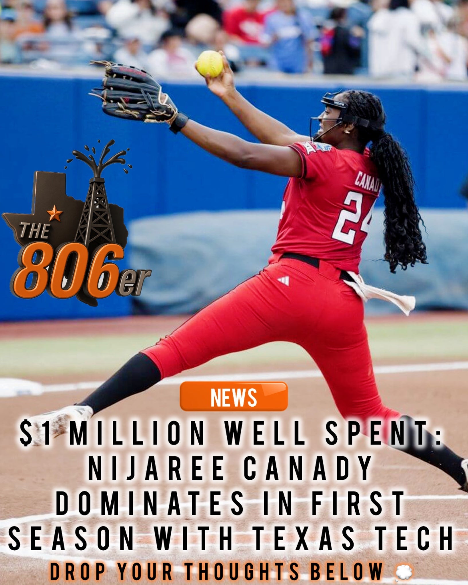 $1 Million Well Spent: NiJaree Canady Dominates in First Season with Texas Tech